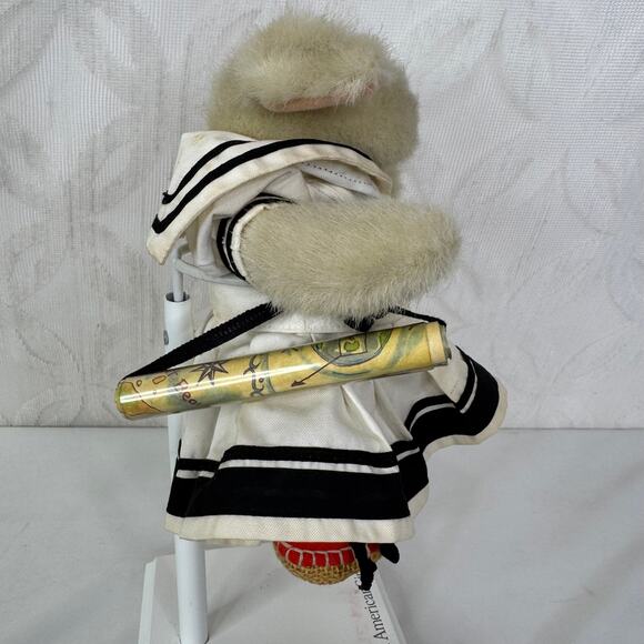 VTG 1990 Hoppy VanderHare All Paws On Deck Sailor Rabbit Muffy With Map - Picture 5 of 10